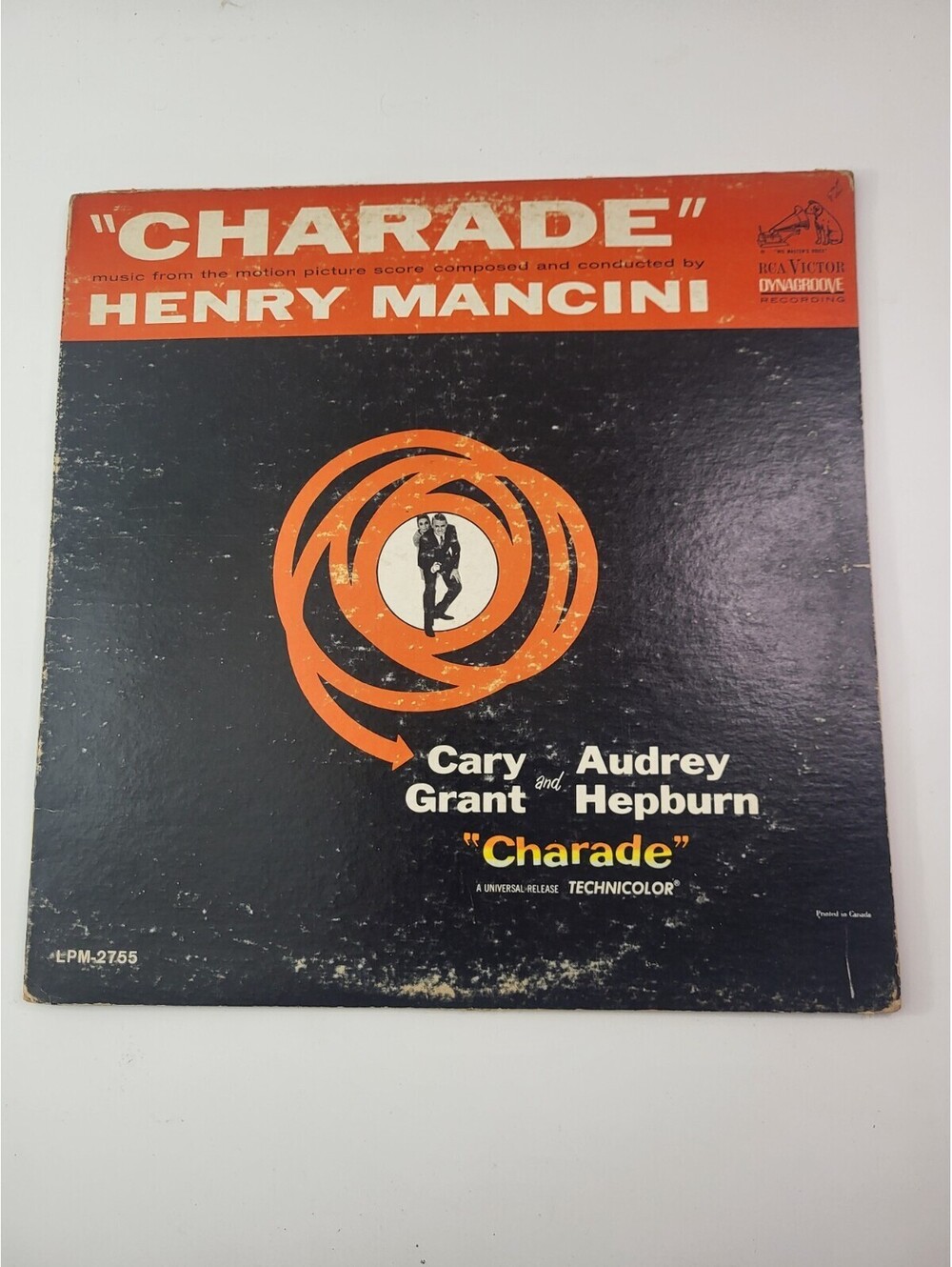 Henry Mancini Charade Original Motion Picture Soundtrack LP RCA Victor LPM-2755